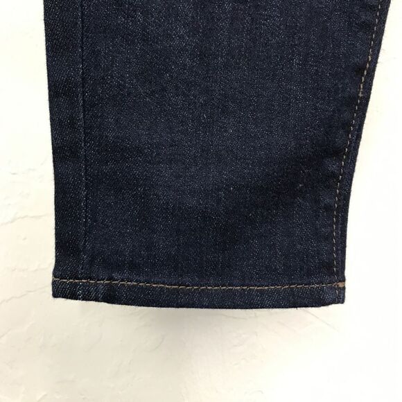 LOFT Outlet Blue Dark Wash Skinny Denim Jeans 4 - Picture 4 of 7